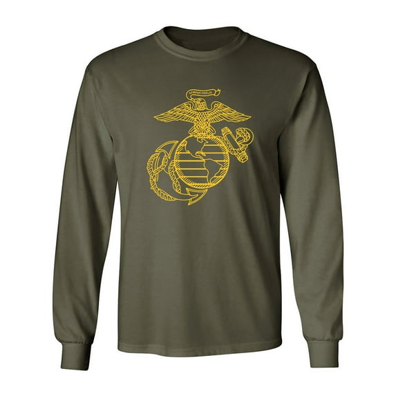 USMC "Eagle Globe and Anchor" Adult Long Sleeve T-shirt