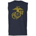 thumbnail image 1 of USMC "Eagle Globe and Anchor" Adult Sleeveless Tee, 1 of 3