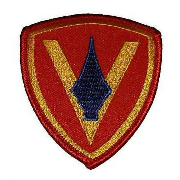 USMC FIFTH MARDIV 5TH MARINE DIVISION PATCH SPEARHEAD VETERAN