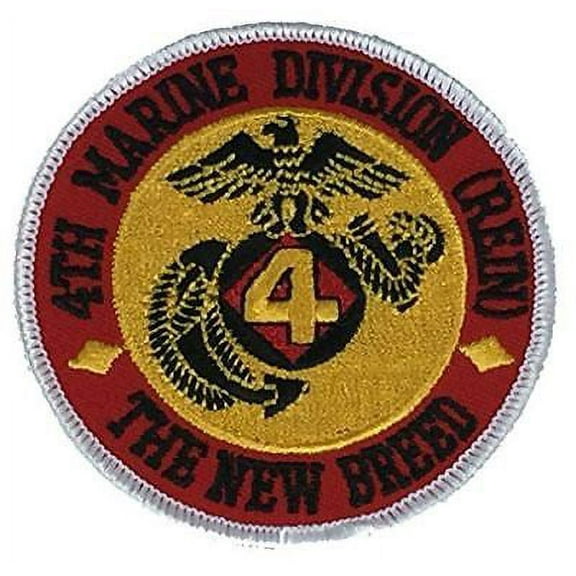USMC FOURTH 4TH MARINE DIVISION MARDIV PATCH THE NEW BREED RESERVE MARFORRES
