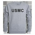thumbnail image 1 of USMC Graphic Crew Neck Sweatshirt, Heather Grey - 2X, 1 of 1