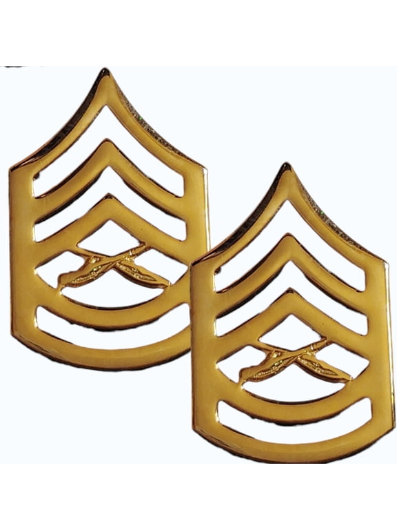 USMC Gunnery Sergeant Rank Insignia Set Novelty Hat Lapel Pins 13/8" 7/8"