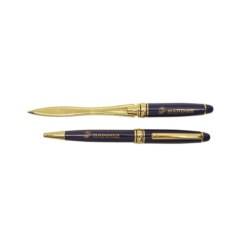 United States Marine Corps Heavy Metal Letter Opener USMC Ballpoint Pen Gift Box United States Marine Corps Heavy Metal Letter Opener USMC Ballpoint Pen Gift Box