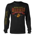 thumbnail image 1 of USMC Marine Corps Arched Semper Fidelis Long Sleeve T-Shirt XL, 1 of 1