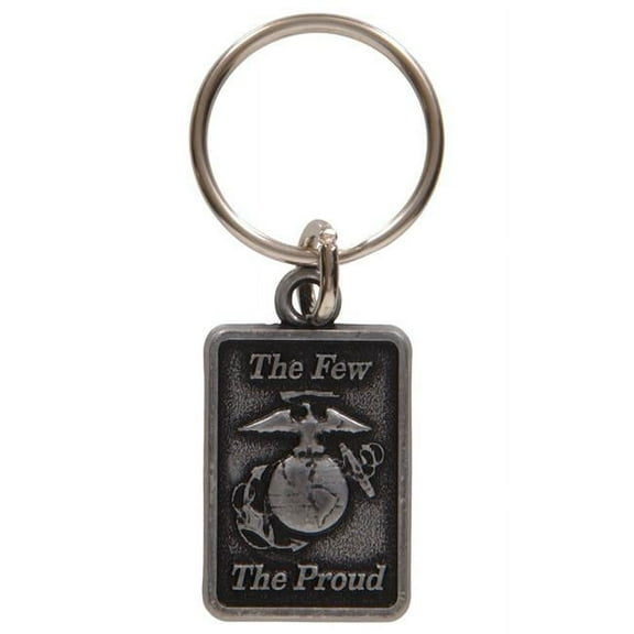 USMC Marines Corp Keychain Key Ring Military USA Medals Emblem The Few the Proud