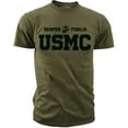 thumbnail image 1 of USMC Marines P/T Military Men's Black Ink T-shirt 2X, 1 of 1