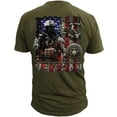 thumbnail image 1 of USMC Marines Veteran Military Men's Black Ink T-shirt 2X, 1 of 2