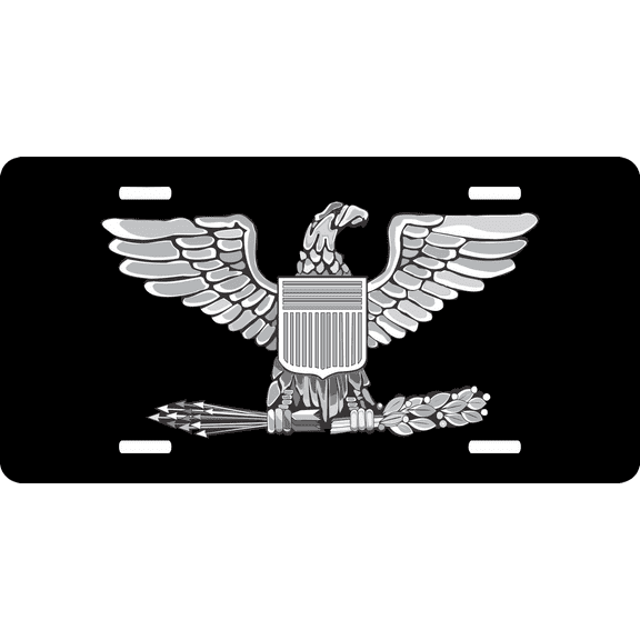 USMC O-6 Bird Colonel Officers Rank License Plate