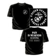 thumbnail image 1 of USMC Pain is Weakness Leaving the Body T-Shirt, 1 of 1