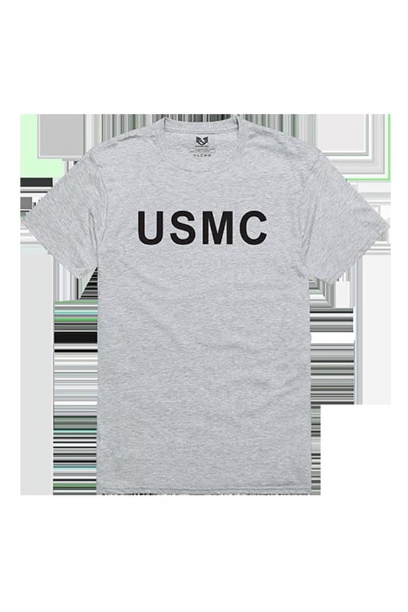 USMC Relaxed Graphic Tee - Heather Grey - Extra Large