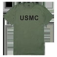 thumbnail image 1 of USMC Relaxed Graphic Tee - Olive - Small, 1 of 1