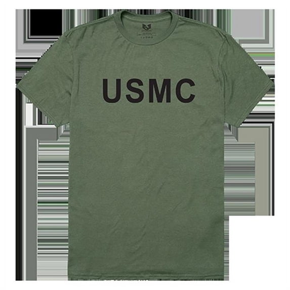 USMC Relaxed Graphic Tee - Olive - Small