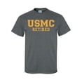 thumbnail image 1 of USMC Retired GOLD Logo Short Sleeve T-Shirt, 1 of 4