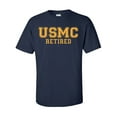 thumbnail image 1 of USMC Retired GOLD Logo Short Sleeve T-Shirt, 1 of 4