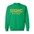 thumbnail image 1 of USMC Retired Gold logo Crewneck Sweatshirt, 1 of 3