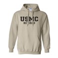 thumbnail image 1 of USMC Retired Hooded Sweatshirt in Sand, 1 of 3