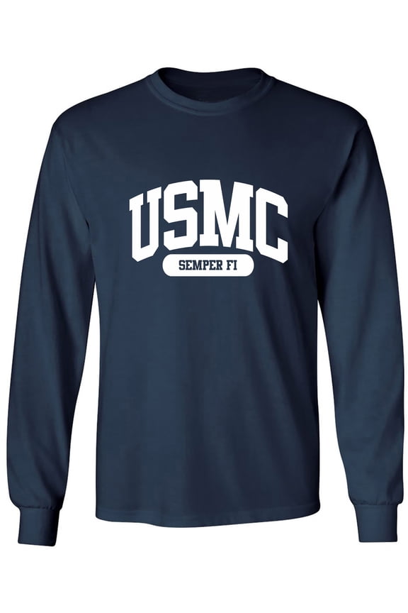 USMC Semper Fi Adult Long Sleeve T-shirt