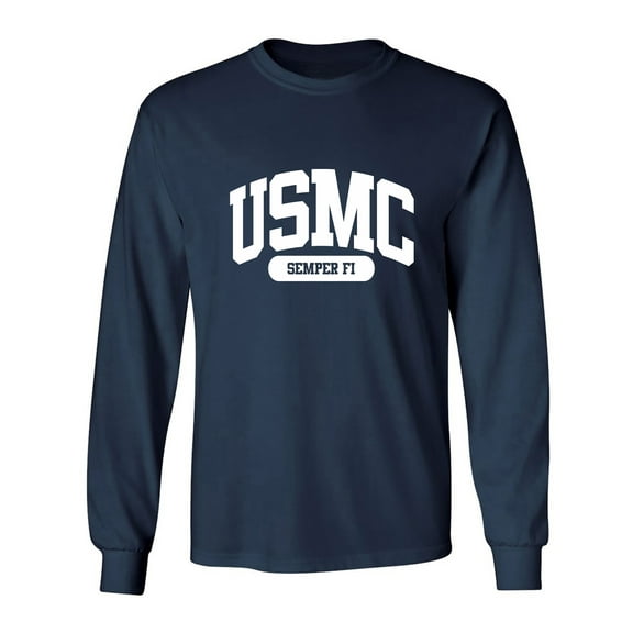 USMC Semper Fi Adult Long Sleeve T-shirt