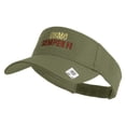 thumbnail image 1 of USMC Semper Fi Design Embroidered Cotton Twill Sun Visor - Khaki OSFM, 1 of 5