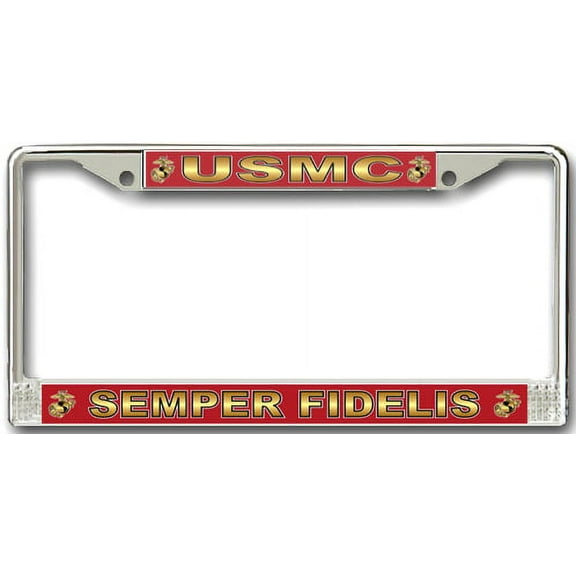 USMC 'Semper Fi' License Plate Frame