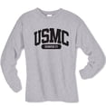 thumbnail image 1 of USMC Semper Fi Marines Long Sleeve Tee in Sport Grey, 1 of 3