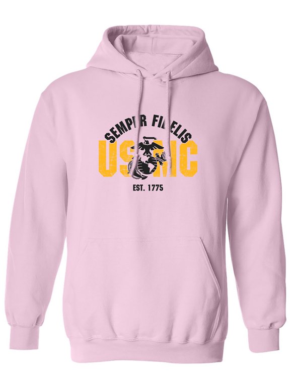 USMC Semper Fidelis Est. 1775 Adult Hooded Sweatshirt