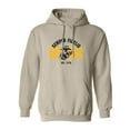 thumbnail image 1 of USMC Semper Fidelis Est. 1775 Adult Hooded Sweatshirt, 1 of 3