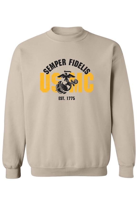 USMC Semper Fidelis Est. 1775 Crewneck Sweatshirt