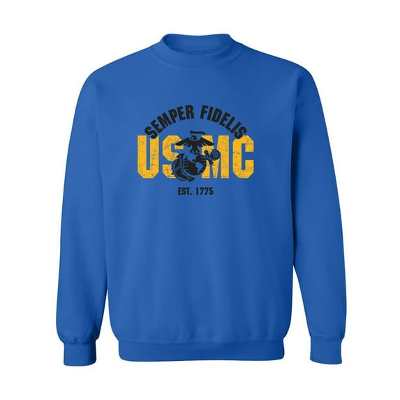 USMC Semper Fidelis Est. 1775 Crewneck Sweatshirt