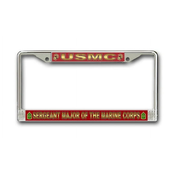 USMC 'Sergeant Major of the Marine Corps' License Plate Frame