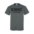 thumbnail image 1 of USMC Veteran Athletic logo Marines Short Sleeve T-Shirt, 1 of 4