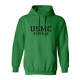 thumbnail image 1 of USMC Veteran BLACK logo Hooded Sweatshirt, 1 of 3
