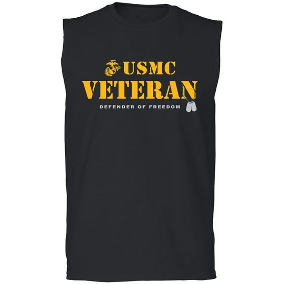 USMC Veteran Defender of Freedom Adult Sleeveless Tee