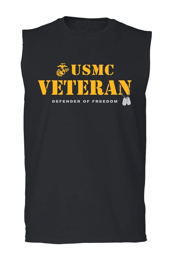 USMC Veteran Defender of Freedom Adult Sleeveless Tee