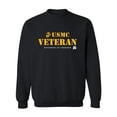 thumbnail image 1 of USMC Veteran Defender of Freedom Crewneck Sweatshirt, 1 of 3