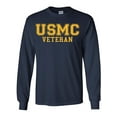 thumbnail image 1 of USMC Veteran GOLD Logo Long Sleeve T-Shirt, 1 of 3