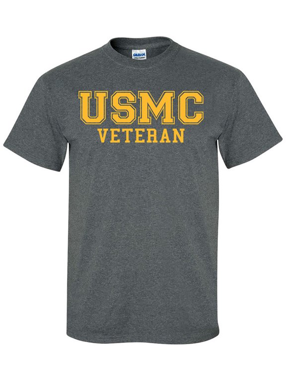 USMC Veteran GOLD Logo Short Sleeve T-Shirt