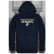 USMC Welcome Graphic Pullover Sweatshirt, Navy - Extra Large