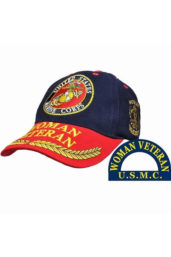 CP00320 Cap - USMC, Woman Veteran
