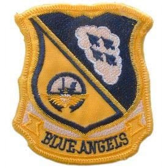USN, BLUE ANGELS - Embroidered Patches, Iron On Patch - 3.375" - image 1 of 1