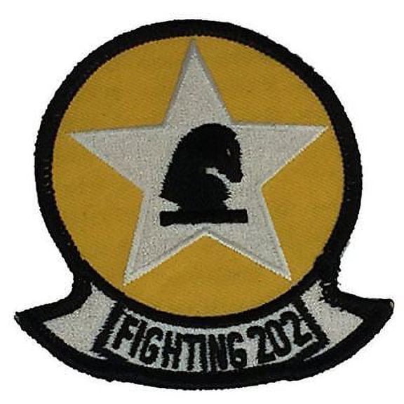USN FIGHTING VF-202 SUPER HEATS NAVY FIGHTER SQUADRON PATCH VETERAN