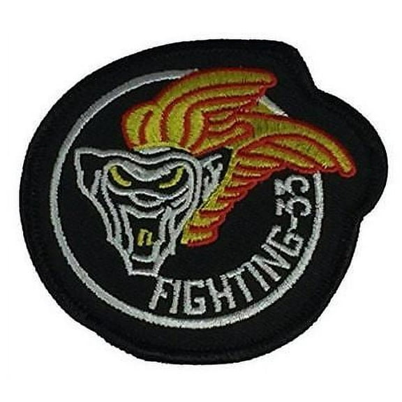 USN FIGHTING VF-33 TARSIERS NAVY FIGHTER SQUADRON PATCH MONKEY OLD LOGO MINKY