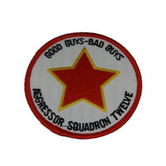USN NAVY RESERVE AGGRESSOR SQUADRON TWELVE VFC 12 GOOD GUYS BAD GUYS PATCH