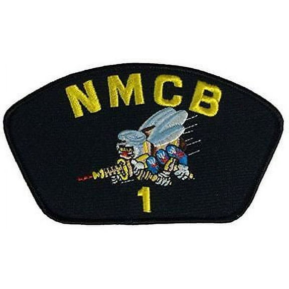 USN NAVY SEABEE NAVAL MOBILE CONSTRUCTION ONE NMCB-1 PATCH CB CAN DO VETERAN