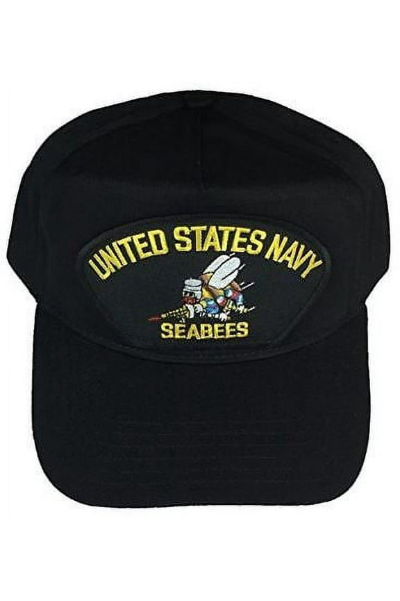 USN NAVY SEABEES HAT CAP CAN DO CB CONSTRUCTION BATTALION ENGINEER VETERAN