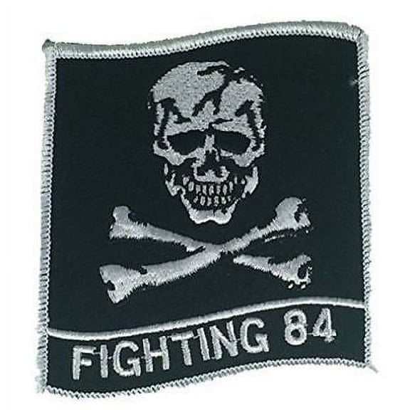 USN NAVY VF-84 FIGHTING 84 JOLLY ROGER PATCH FIGHTER SQUADRON NAS OCEANA