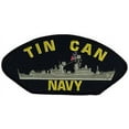 thumbnail image 1 of USN TIN CAN NAVY PATCH DESTROYER DDG DD SHIP SAILOR VETERAN, 1 of 1