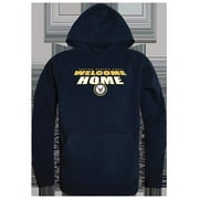 USN Welcome Graphic Pullover Sweatshirt, Navy - Extra Large