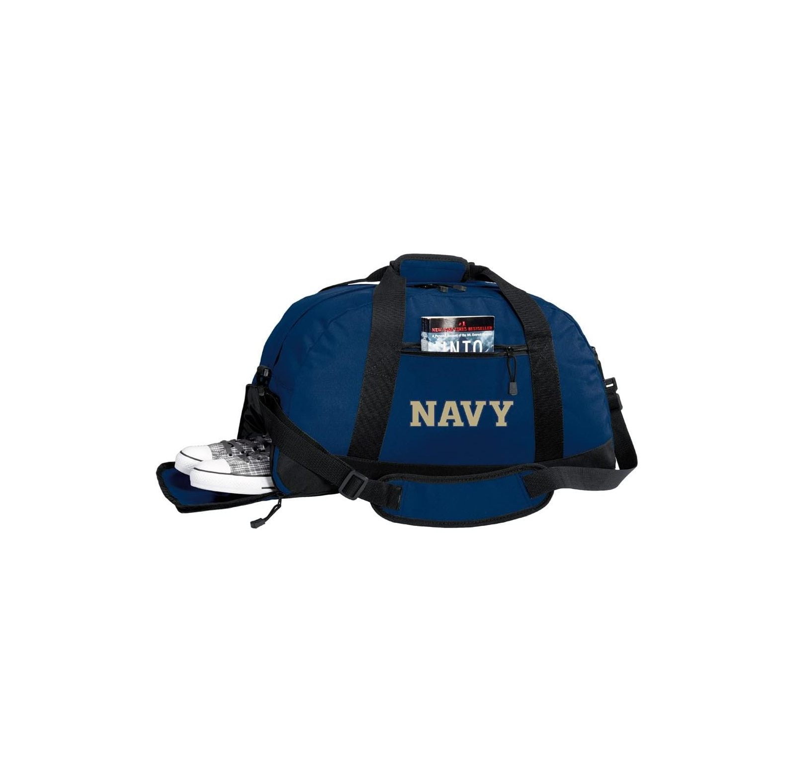 Usna Navy Duffel Bag Naval Gym Bags W Shoe Pockets