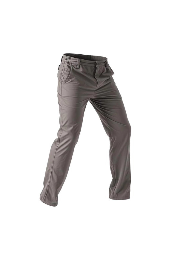 Cargo Pants for Men Stretch Lightweight Athletic Workout Solid Color Sweatpants Hiking Running Outdoor Trousers Gray L